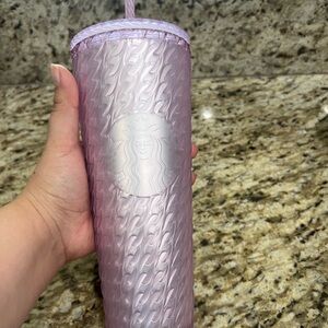 Starbucks Iridescent Pink Tumbler with Straw